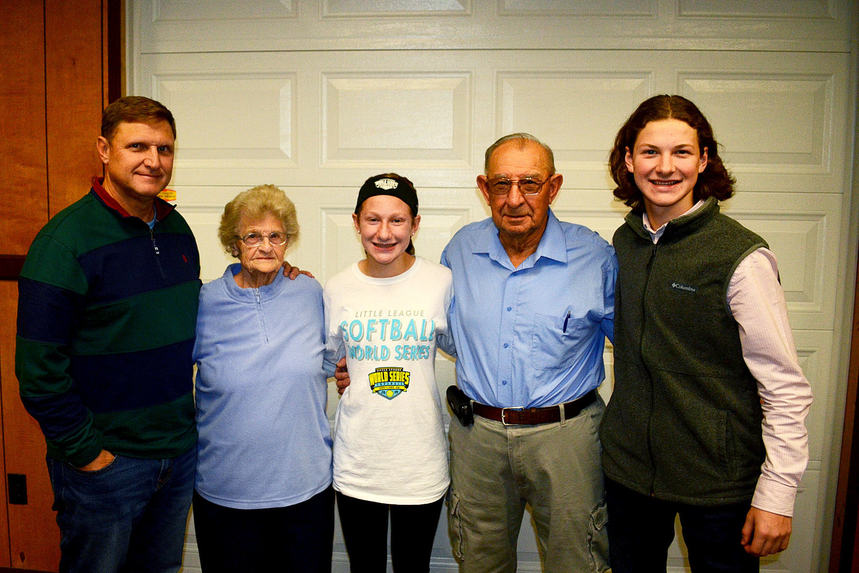 Visit from a champion